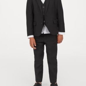 H&M boys suit pants (black)